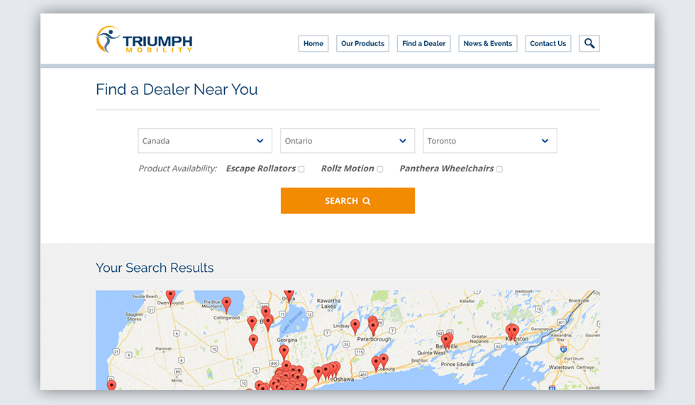 Updated Dealer Search
