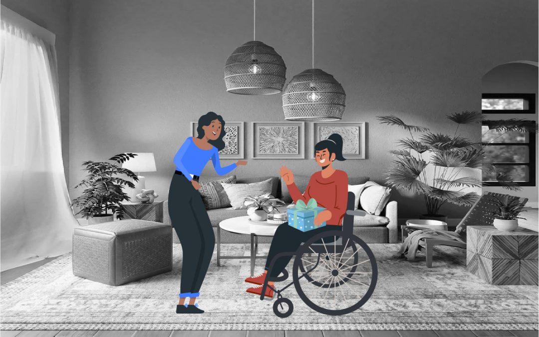 How to get your home ready for a visitor who uses a wheelchair or a rollator?