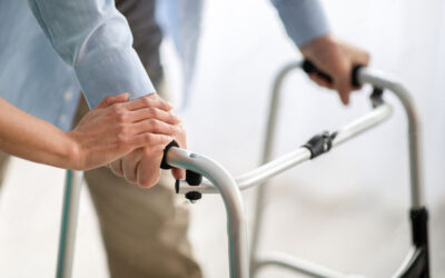 What can be done to increase the stability of a rollator or a walker?
